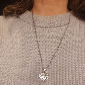 James Avery The Heart Remembers w/Spiga Chain